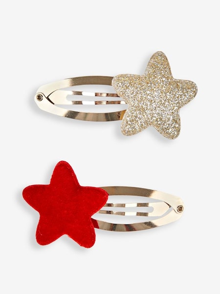 2-Pack Star Clips in Red (900391) | £6