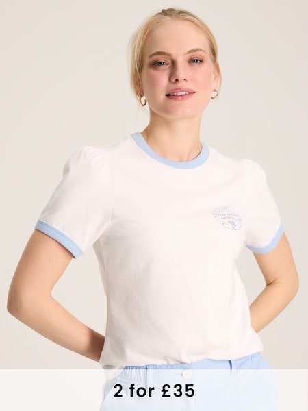 Erin Cream Short Sleeve T-Shirt (901687) | £24.95