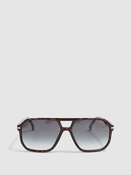 Carrera Eyewear Aviator Sunglasses in Tortoise (905907) | £119