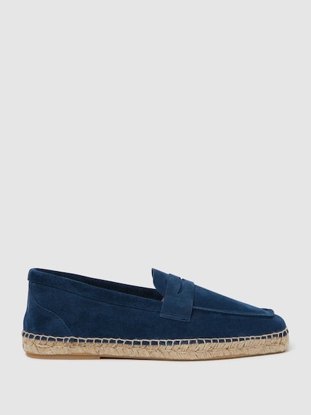 Suede Summer Shoes in Navy (908365) | £45