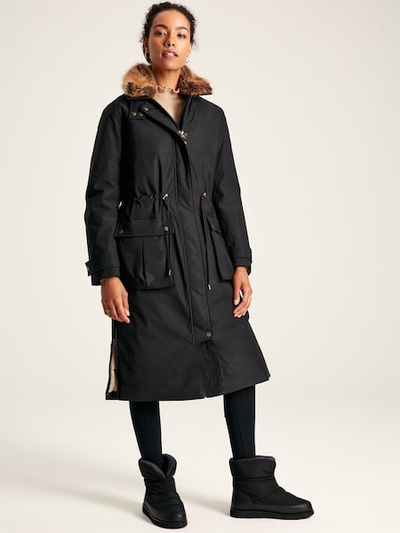 Wilcote Black Waterproof Padded Raincoat (913882) | £99