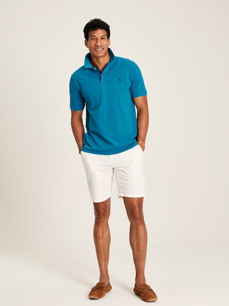 Woody Turquoise Cotton Polo Shirt (922090) | £20