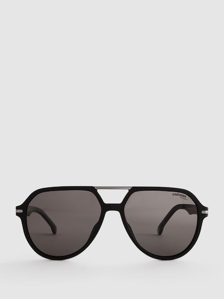 Carrera Eyewear Polarised Aviator Sunglasses in Black (923708) | £149