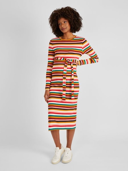 Multi Stripe Ribbed Jersey Maternity Dress (927747) | £15