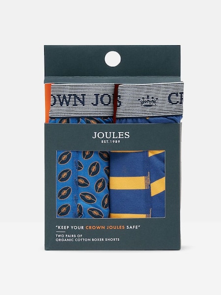 Crown Joules Rugby Ball Underwear 2 Pack (928914) | £19.95