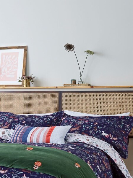 Blue Kooky Woodlands Duvet Cover and Pillowcase Set (930673) | £65 - £105