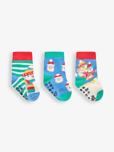 3-Pack Penguin Socks in Christmas (930696) | £9.50