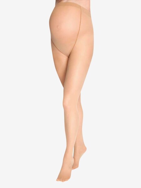 Emma-Jane Glossy Maternity Tights in Natural (931296) | £2