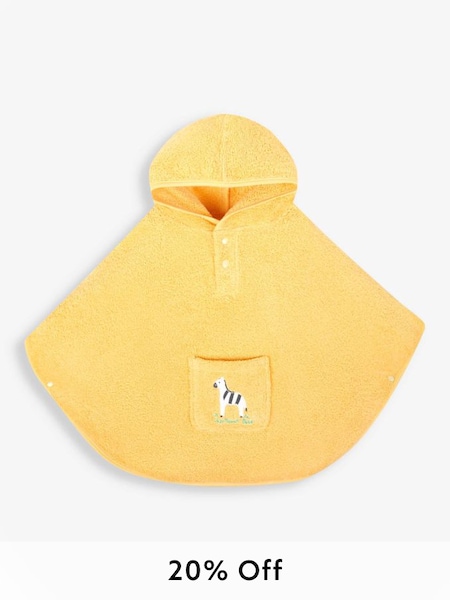 Yellow Towelling Poncho (934623) | £22