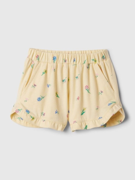 Yellow Floral Pull On Ruffle Shorts (3mths-5yrs) (937162) | £8