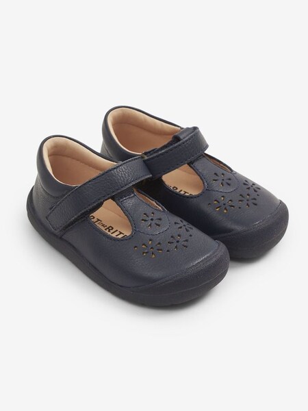 Navy Girls' Start-Rite T-Bar First Walker Shoes (939629) | £17