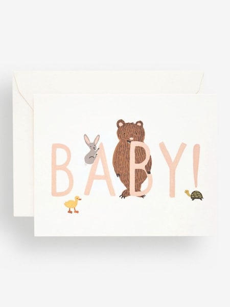 Rifle Paper Co Baby Card (949308) | £4