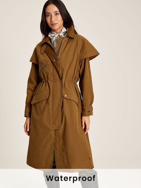 Canter Rust Brown Shower Resistant Long Wax Jacket (951794) | £99