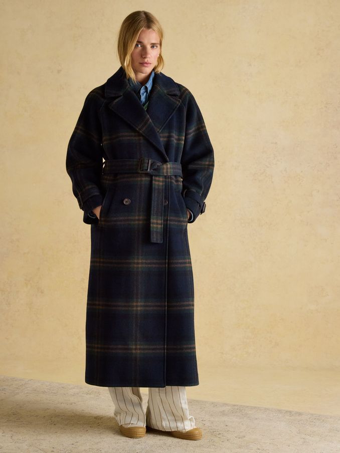 Women s Wool Coats Wool Jackets Checked Wool Coats
