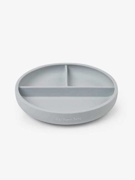 Grey Grey Silicone Suction Divided Plate (955474) | £12