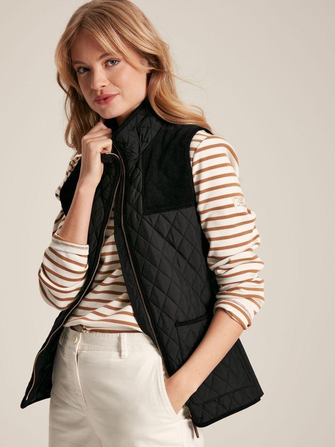 Black gilets ladies on sale