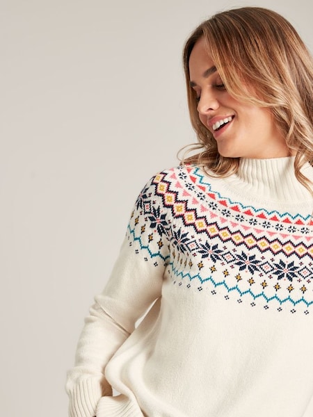 Alba Cream Fair Isle Jumper (956417) | £34