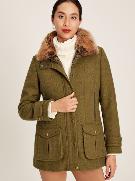 Fieldcoat Luxe Green Tweed Jacket with Removable Gilet (956845) | £299