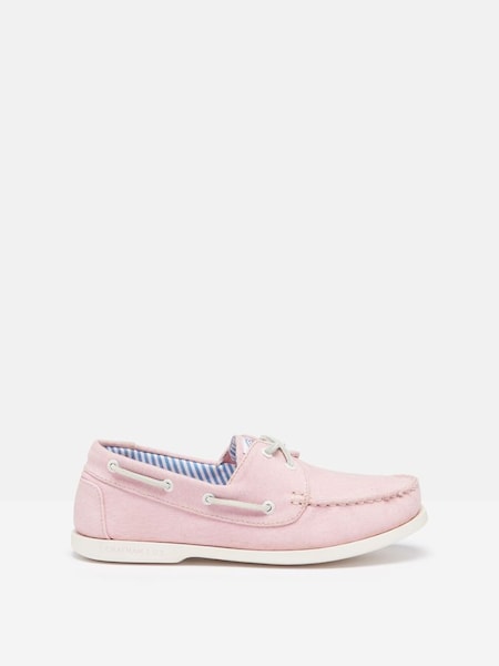 Joules X Chatham Pink Jetty Deck Shoes (959774) | £59