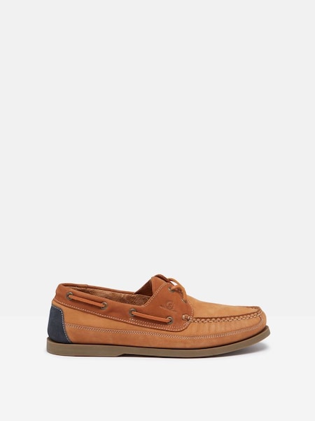 Joules X Chatham Brown Boardwalk Deck Shoes (959819) | £99