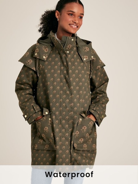 Edinburgh Green Premium Waterproof Hooded Raincoat (960497) | £159