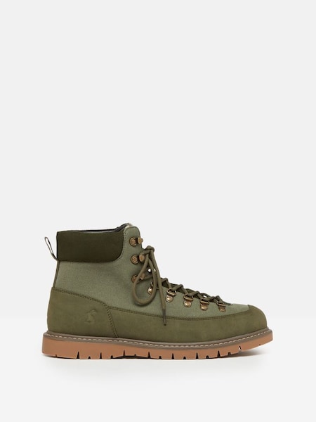 Chester Khaki Green Lace Up Boots (964536) | £79.95