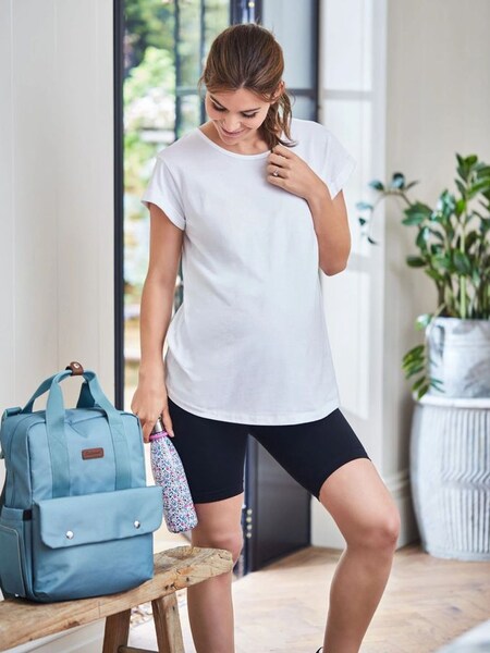 Navy Maternity Cycling Shorts (970047) | £19