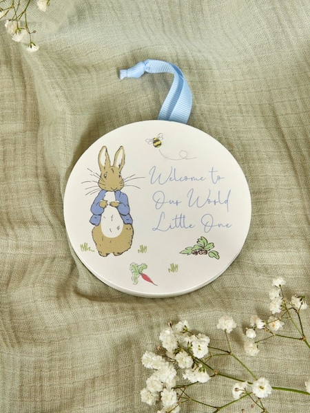 Peter Rabbit Welcome to Our World Plaque (975404) | £7