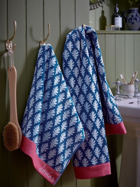 Blue Oak Leaf Towel (977009) | £14 - £40