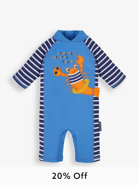 UPF 50 1-Piece Sun Protection Suit in Blue (977230) | £24