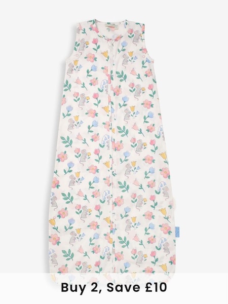 White Mouse 1 Tog Toddler Sheet Sleeping Bag (986097) | £28