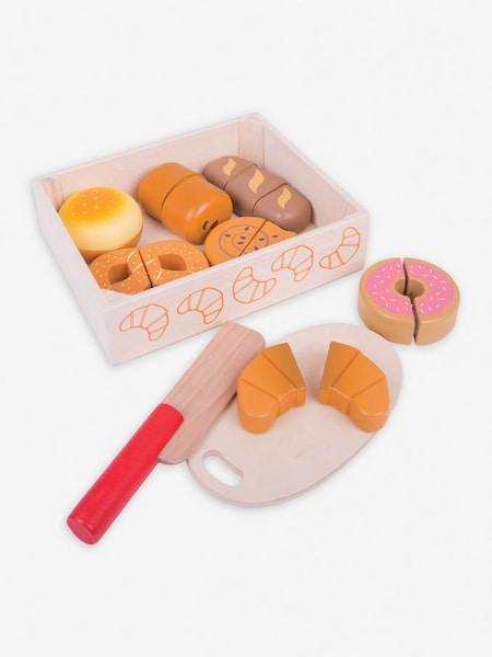 Bigjigs Wooden Cutting Bread and Pastries Crate (995631) | £16