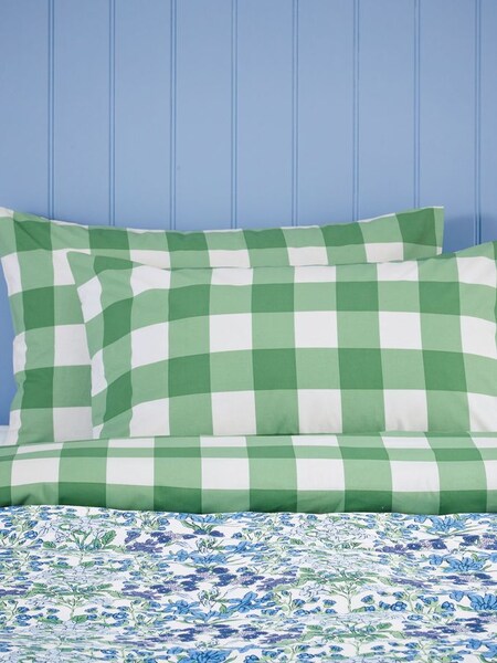 Green Arts And Crafts Pillowcase Pair (996011) | £20