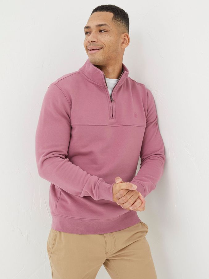 Men s Pink Sweatshirts Hoodies FatFace UK