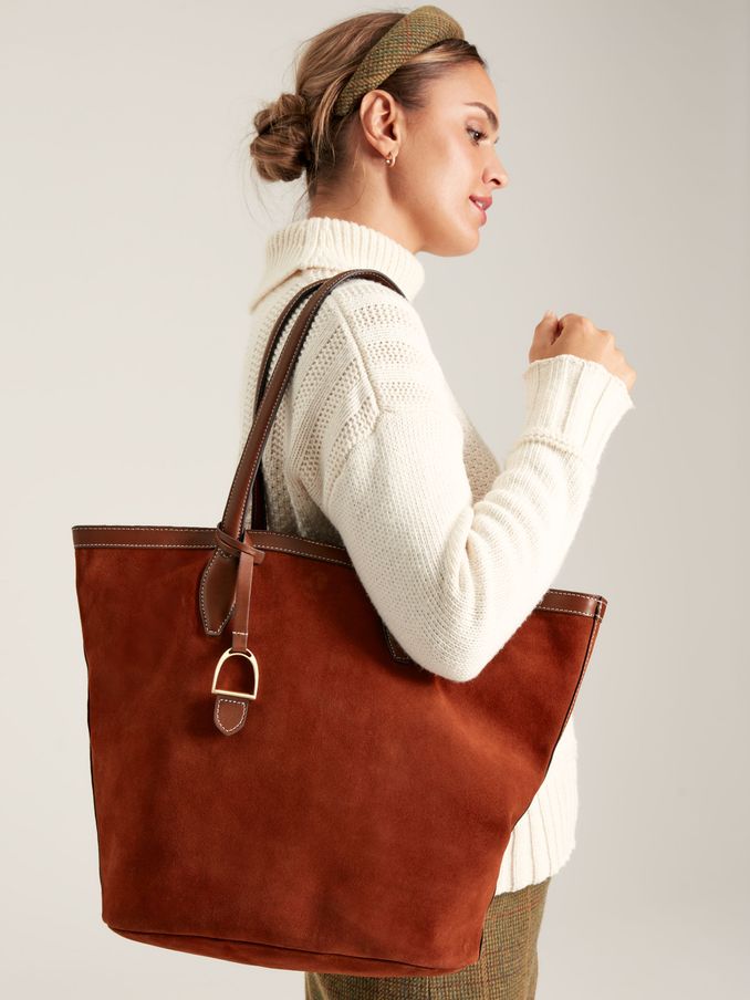 Suede tote bag uk sales
