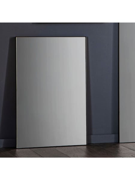 Gallery Home Black Macey Rectangle Mirror (A06923) | £170
