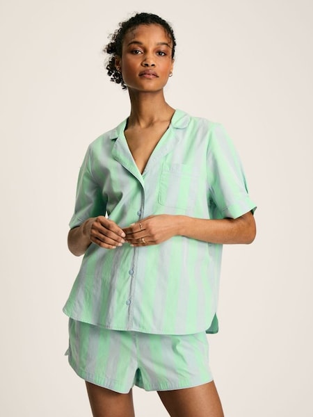 Olivia Blue Stripe Pyjama Set (A43816) | £49.95