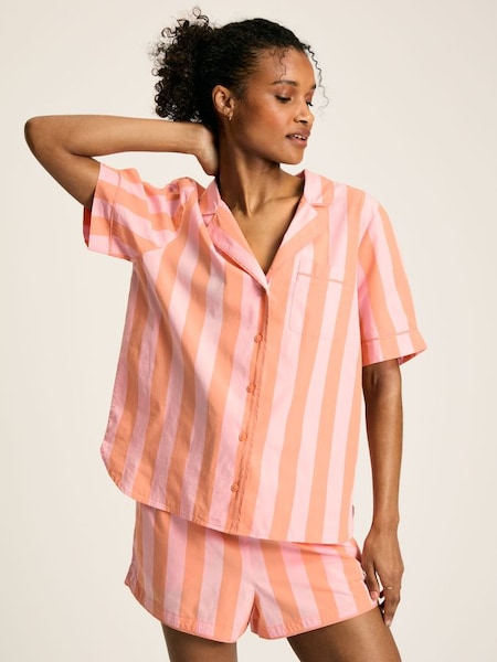 Olivia Pink Stripe Pyjama Set (A43817) | £49.95