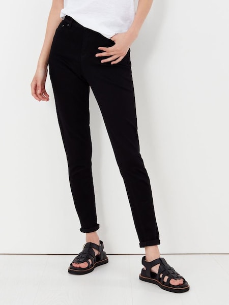 Joules Black Monroe High Rise Stretch Skinny Jeans (A62753) | £40