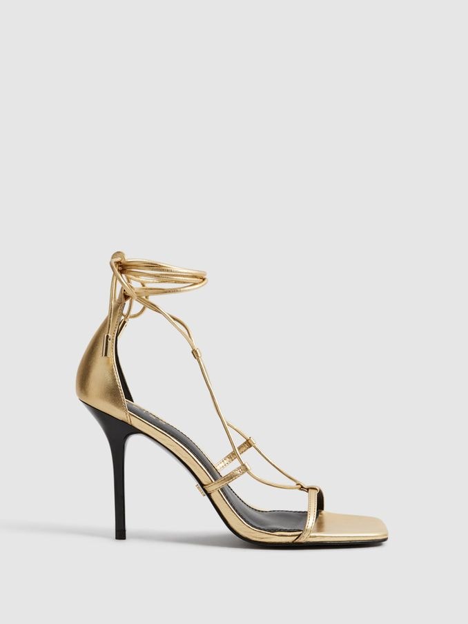 Buy Women s Gold Sale Footwear Online Reiss UK
