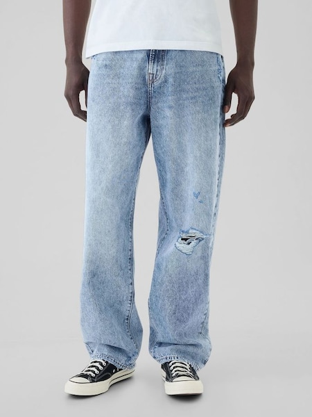 Blue Super Relaxed Baggy Jeans (AA1433) | £50