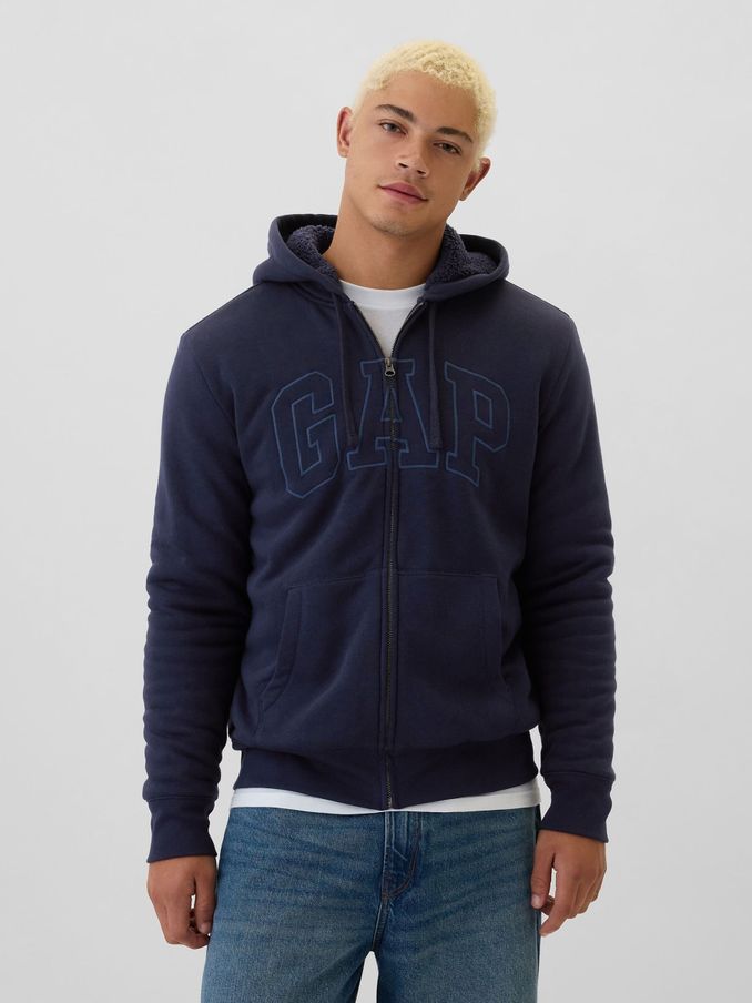Mens Fleece Lined Hoodies Sweatshirts Gap UK
