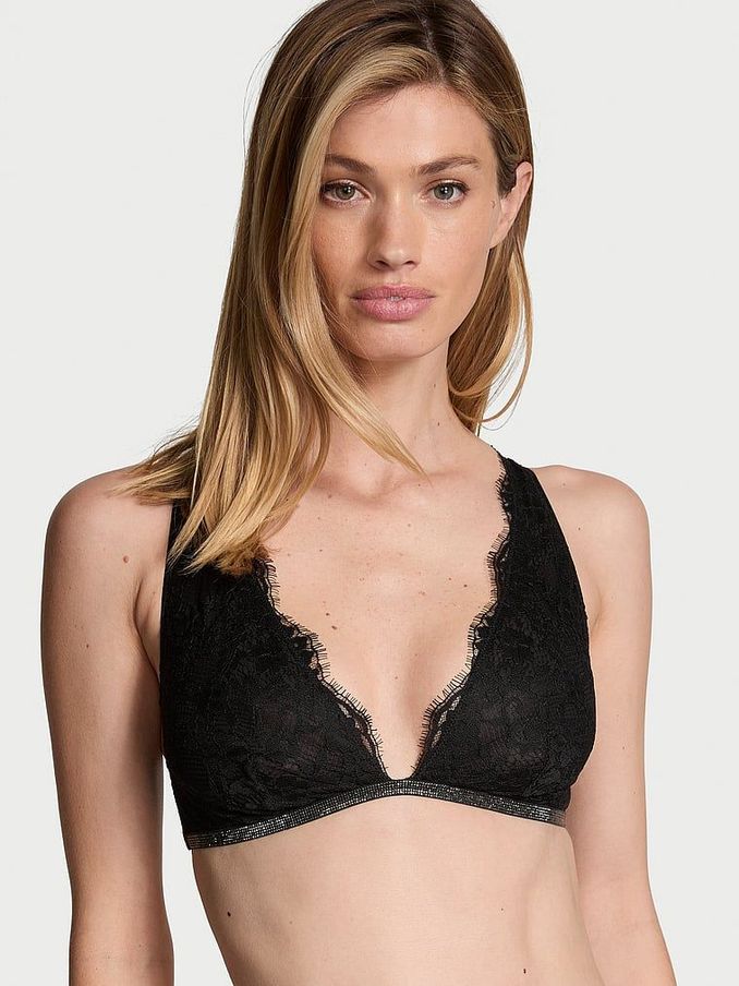 Victoria secret lace bralette discount