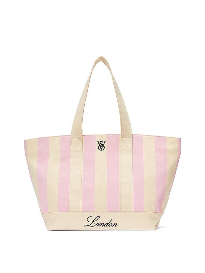 Pink and white bag best sale