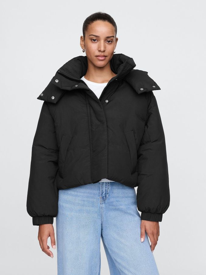 Gap black jacket womens 2025