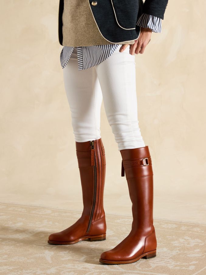 Women s Boots Flat Knee High Western Boots Joules