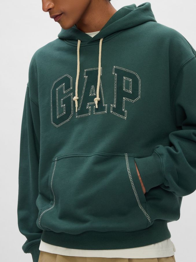 Men s Green Hoodies Sweatshirts Gap UK