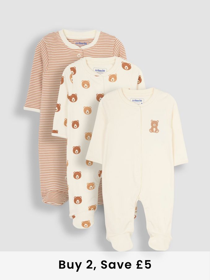 Multipack baby grows outlet
