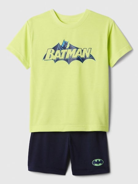 Green DC Batman Graphic Short Sleeve Pyjama Set (3-13yrs) (B02573) | £20