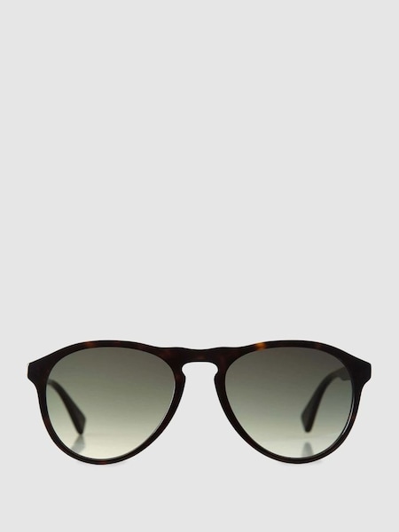 Curry and Paxton D-Shape Sunglasses in Tortoise (B05864) | £209
